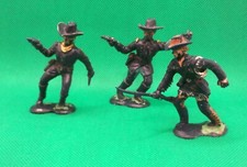 lotto  soldatini in plastica - d'epoca -  Pistoleros  - vedi foto