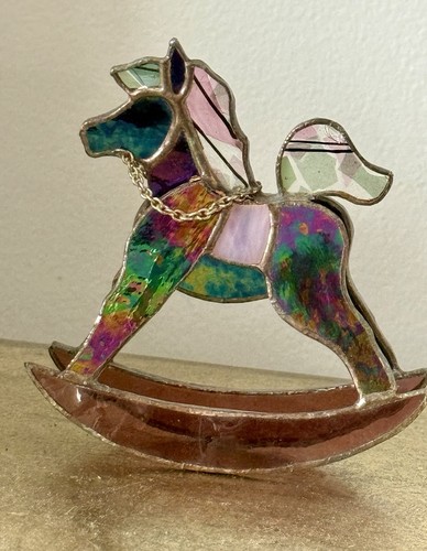 Statuina cavallo dondolo - a,