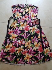 Lotto 1887 fiori AMISU vestito abito donna tg.44