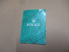 ROLEX OYSTER libretto