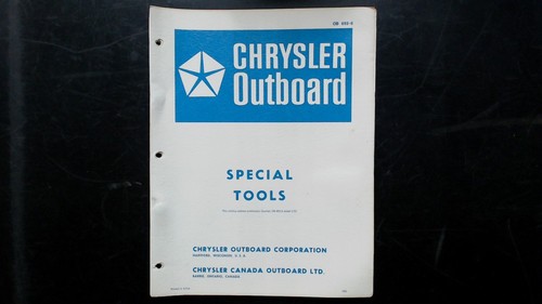 Chrysler outboard special - outboard,
