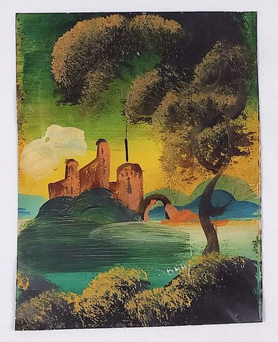 Quadro paesaggio dipinto - paesaggio,