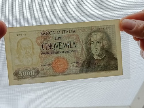 000 lire colombo tipo - colombo,