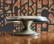 ALZATINA CENTROTAVOLA  FRATELLI CALDERONI ALPACCA ARGENTATA VINTAGE ANNI 40 / 50