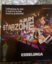 ALBUM STARZONE ESSELUNGA COMPLETO DI 96 CARTE SONY MUSIC