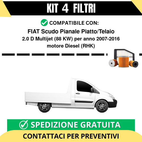 Kit filtri tagliando - kit, 4