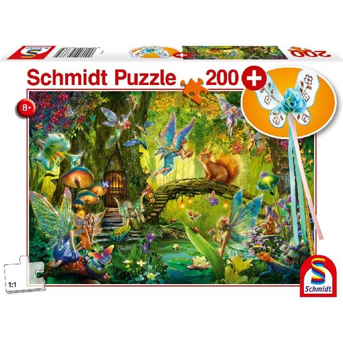 Puzzle fate nel - fate, bosco