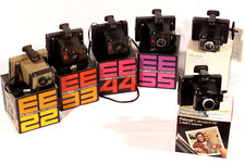 PRL) LOTTO 6 POLAROID NEW RARE BOXED LAND CAMERA FOTOCAMERA ISTANTANEA VINTAGE