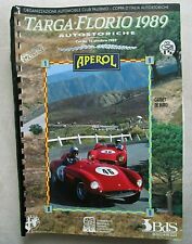 TARGA FLORIO 1989 AUTOSTORICHE - ACI PALERMO - CARNET DE BORD