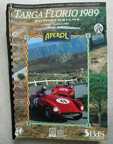 Targa florio 1989 autostoriche - targa,