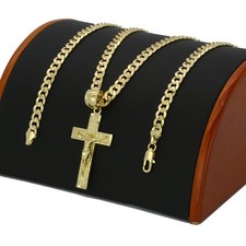 Collana da uomo placcata oro