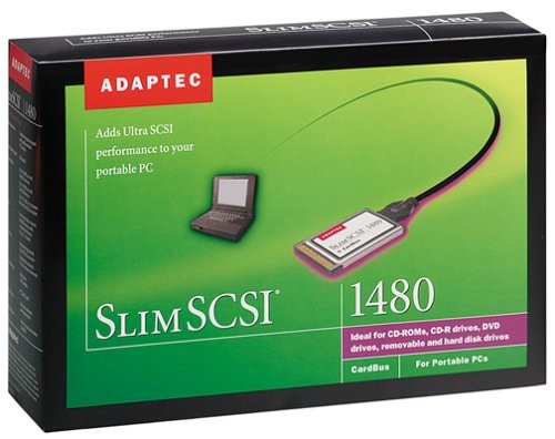Adaptec slimscsi 1480 cardbus - 1480,