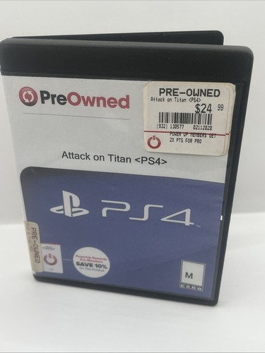 Attack titan sony - on, ps4