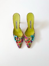 Manolo Blahnik Crystal Green
