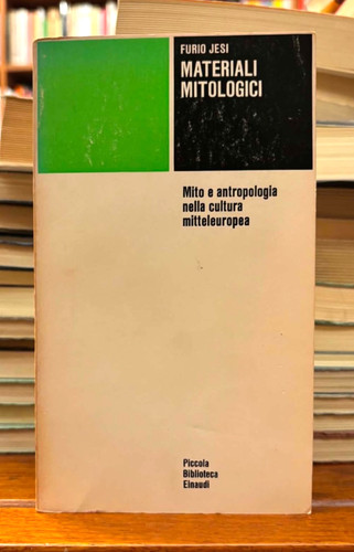 Furio jesi materiali - -,