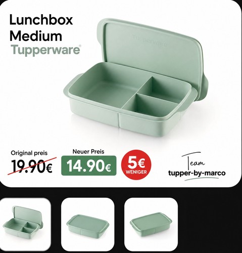 Tupperware lunchbox medium - tupperware,