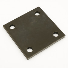 PIASTRA FORATA IN FERRO GREZZO VARIE DIMENSIONI E SPESSORI