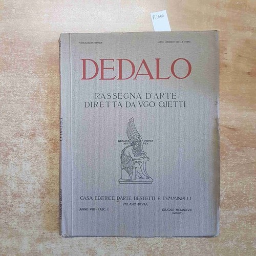 Dedalo ugo ojetti 1927 - dedalo,