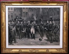 Estampe gravure encadrée