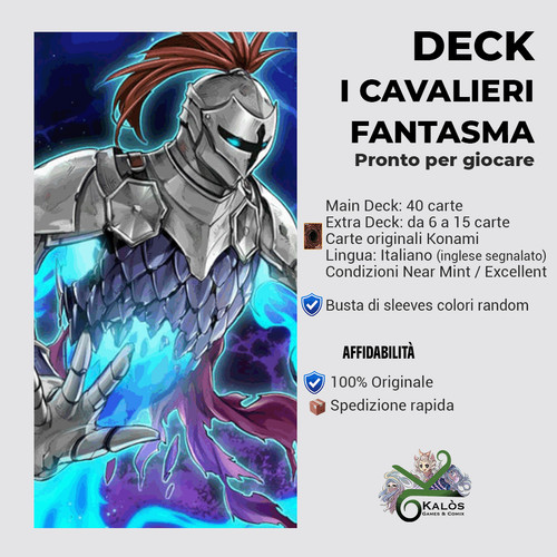 Yugioh mazzo deck - deck, cavalieri