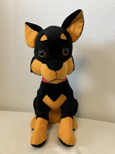 Peluche doberman pinscher cane - peluche,
