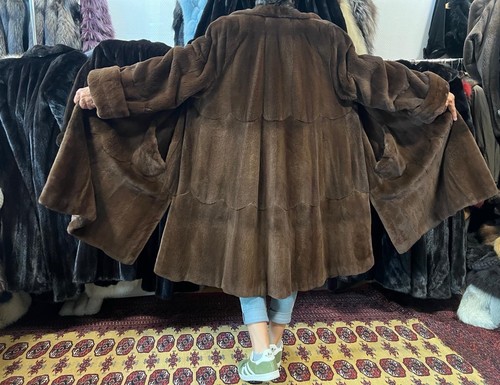 Cappotto visone velluto - visone,