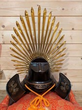 Antico cesto nascita Toyotomi Hideyoshi fusione artistica oggetto di buon aus...