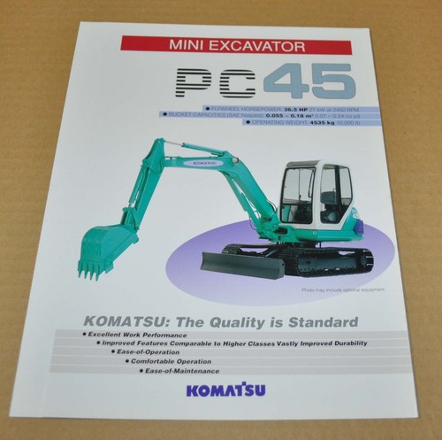 Komatsu pc45 escavatore - komatsu,