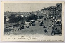 Cartolina Napoli via Marina