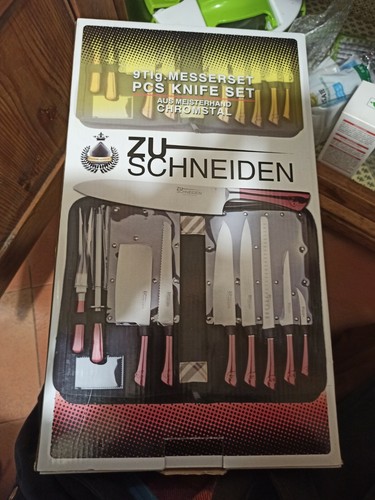 Set coltelli professionali 9pz - set,