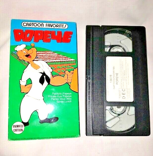 Vhs color cartoon favorites - vhs,