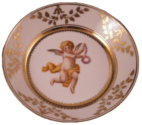 Antico piattino scena - antico,