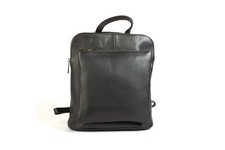 ZAINO BORSA IN VERA PELLE NERO