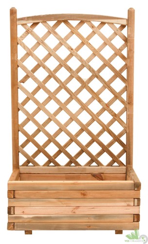 Fioriera vaso legno - fioriera,