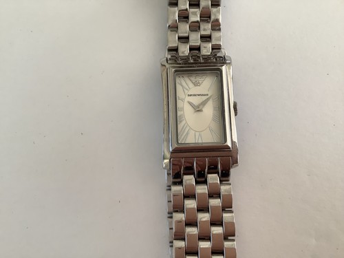 Ladies armani watch silver - armani,