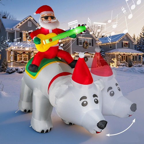7ft natale gonfiabile babbo - 7ft,