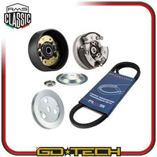 KIT COMPLETO PULEGGE CAMPANA FRIZIONE CINGHIA PIAGGIO SI BOXER SENZA VARIATORE