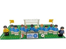 Miniature Calcio Napoli 2024/25 Campioni 4° Scudetto McTominay Lukaku Conte Lego
