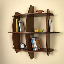 LIBRERIA DA PARETE IN LEGNO