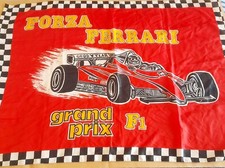 Bandiera formula 1 FORZA FERRARI Grand Prix ( 130x80 cm circa )