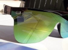 Occhiali Da Sole Unisex Classico A Specchio Oro