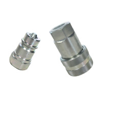 COPPIA INNESTI RAPIDI FASTER VALVOLA SPILLO MASCHIO E FEMMINA 1/2" TRATTORE