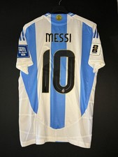 Messi shirt match worn issued argentina national team home M Fifa rare shirt