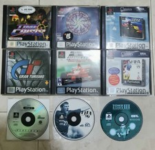 9 Giochi PlayStation 1 + Volante PlayStation 1