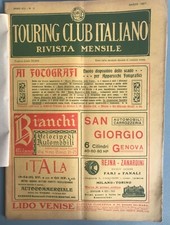 Rivista mensile del Touring Club Italiano n. 3 Marzo 1907 - con cedolino