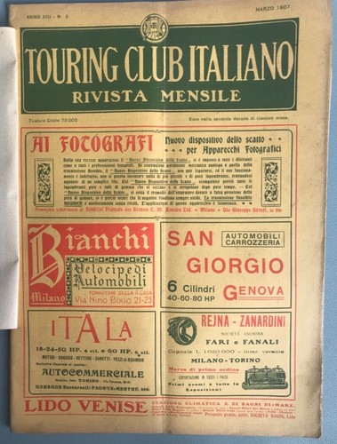 Rivista mensile del touring - mensile,