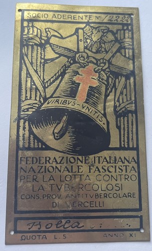 Distintivo placca federazione - distintivo,