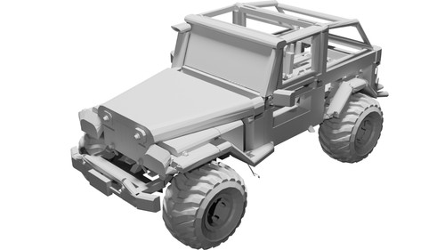 Modello jeep trailcat replica - jeep,