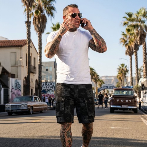Pantaloncini cargo yakuza - yakuza, da