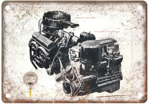 Insegna metallo vintage 1958 - insegna,
